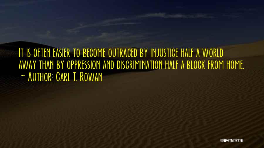 Away From Home Quotes By Carl T. Rowan