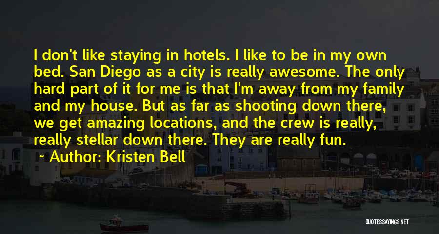 Away From The City Quotes By Kristen Bell