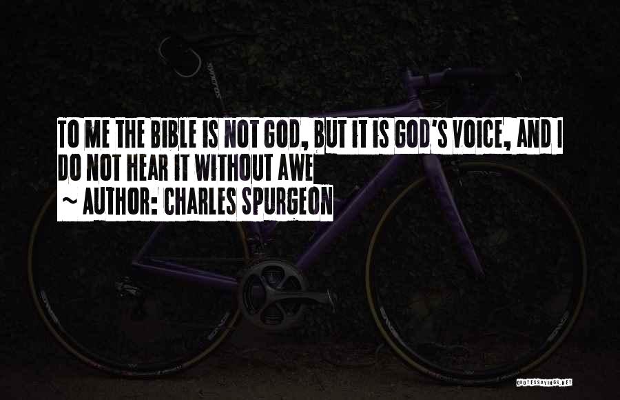 Awe Bible Quotes By Charles Spurgeon