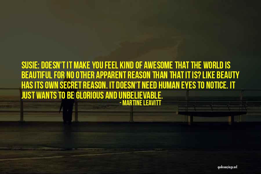 Awesome Eyes Quotes By Martine Leavitt