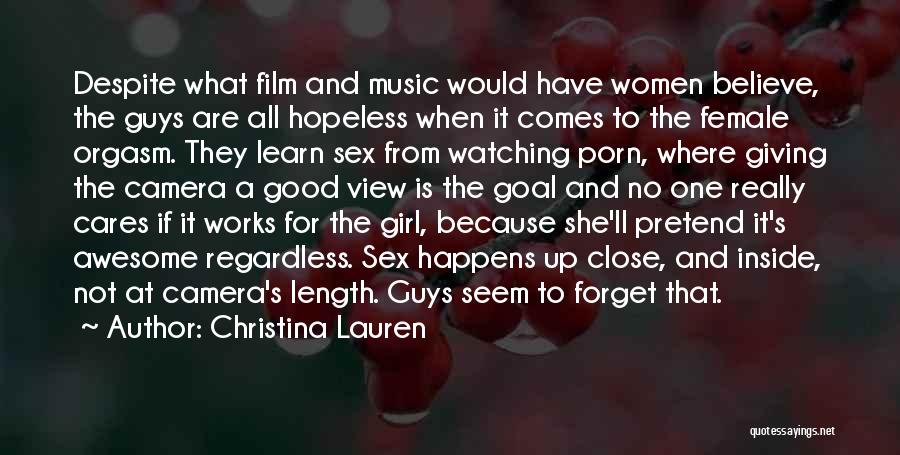 Awesome Girl Quotes By Christina Lauren