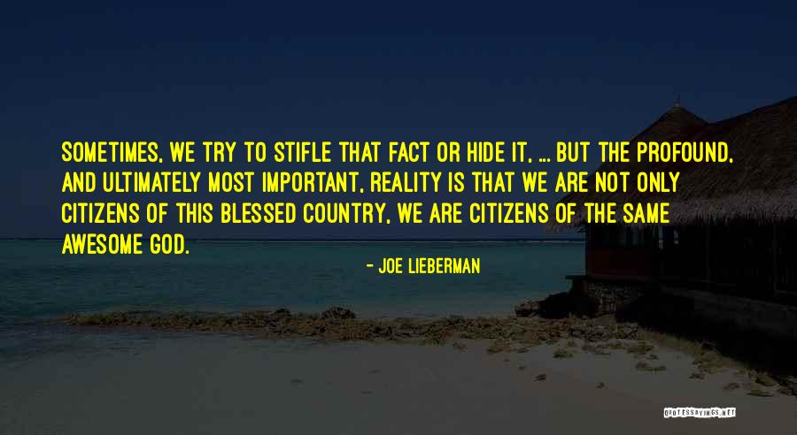 Awesome God Quotes By Joe Lieberman