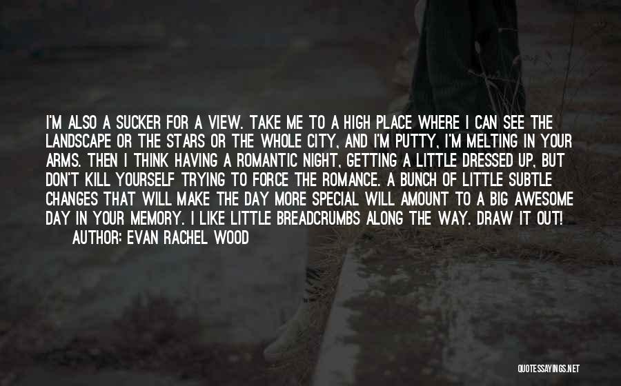 Awesome Night Out Quotes By Evan Rachel Wood