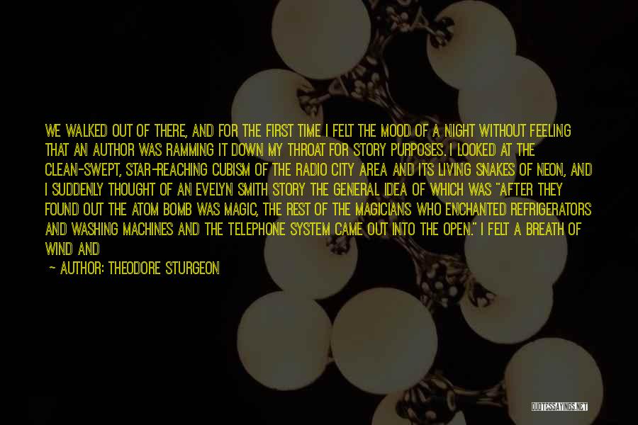 Awesome Night Out Quotes By Theodore Sturgeon