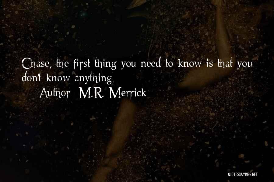 Awesomeness Quotes By M.R. Merrick