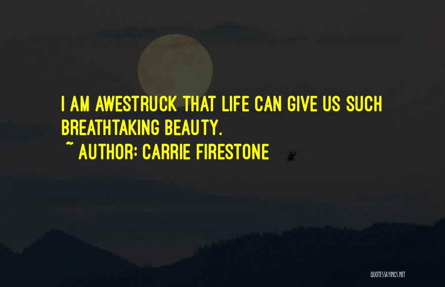 Awestruck Quotes By Carrie Firestone