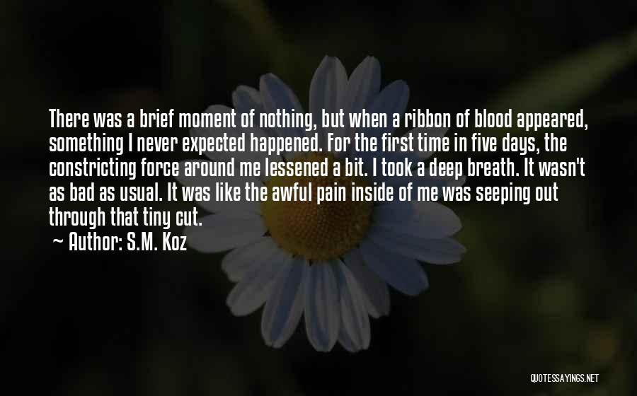 Awful Days Quotes By S.M. Koz