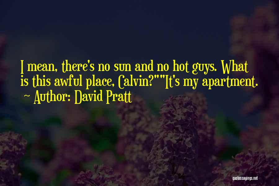 Awful Guys Quotes By David Pratt