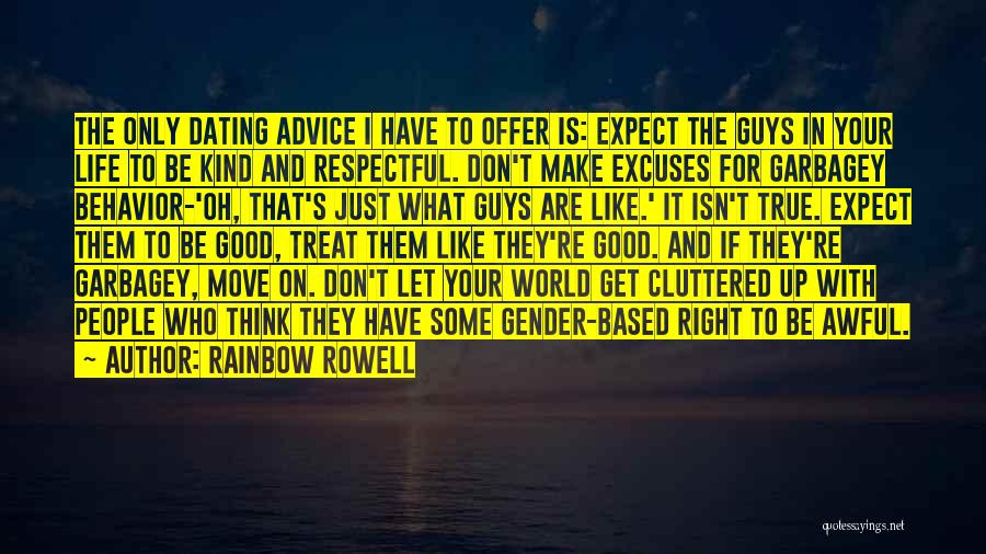 Awful Guys Quotes By Rainbow Rowell