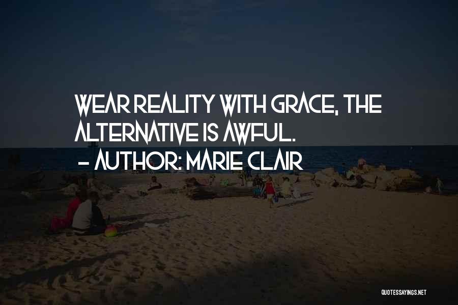 Awful Quotes By Marie Clair