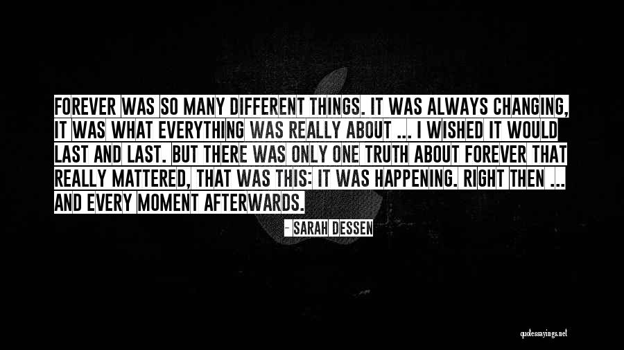 Awfulism Quotes By Sarah Dessen Awfulism Quotes By Sarah Dessen