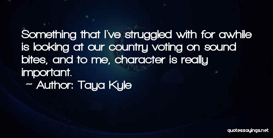 Awhile Quotes By Taya Kyle