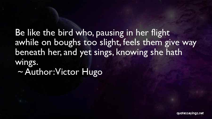 Awhile Quotes By Victor Hugo