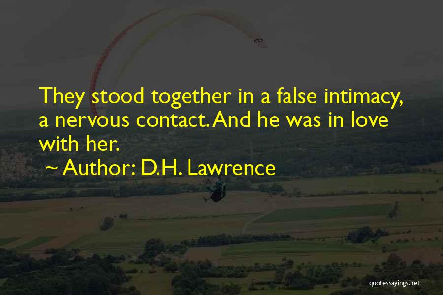 Awkward Love Quotes By D.H. Lawrence