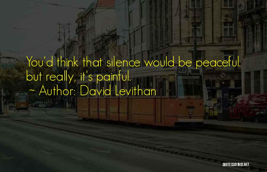 Awkward Moments Quotes By David Levithan