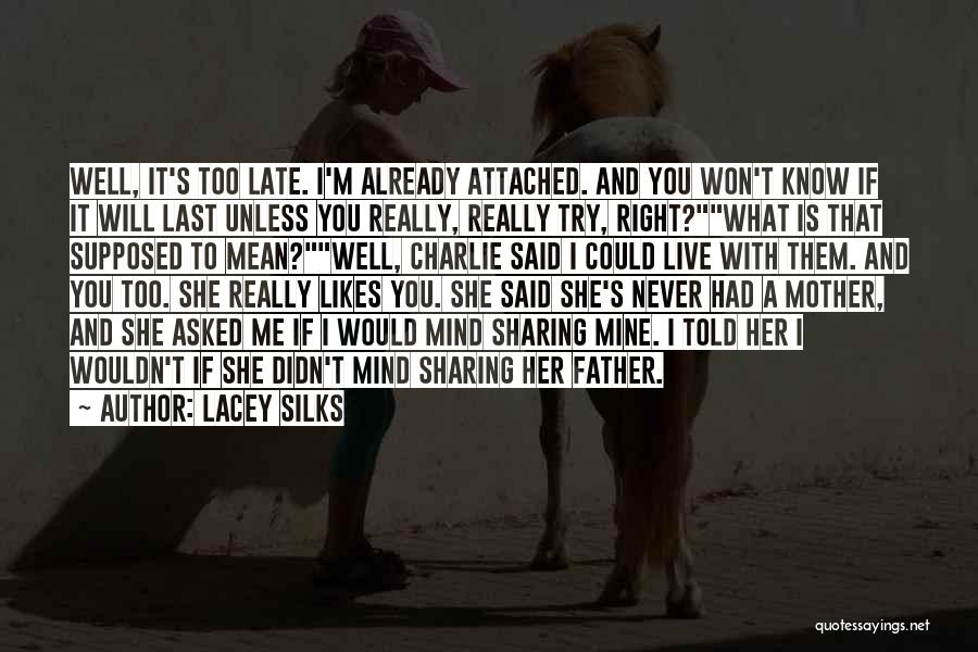 Aww So Sweet Quotes By Lacey Silks