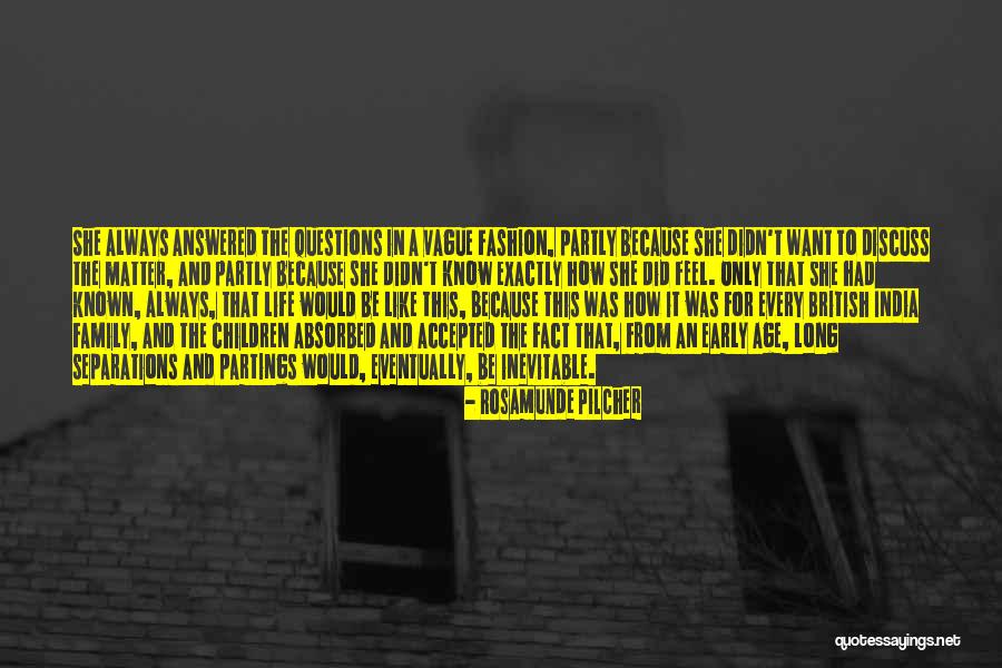 Awwad Family Quotes By Rosamunde Pilcher Awwad Family Quotes By Rosamunde Pilcher