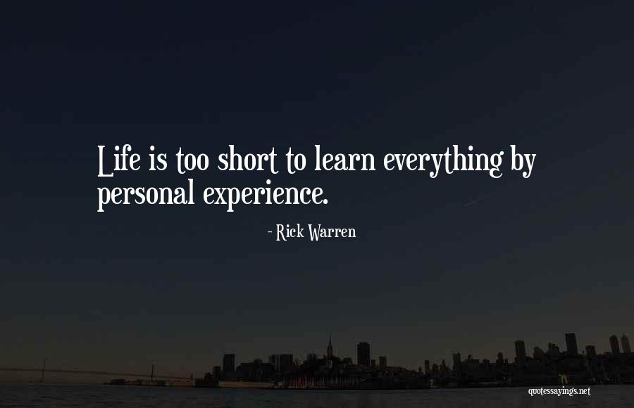 Axelina Flyghed Quotes By Rick Warren