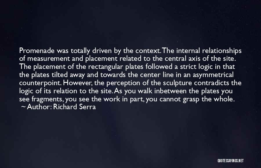 Axes Quotes By Richard Serra