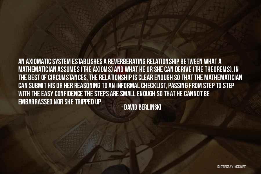 Axiomatic Quotes By David Berlinski Axiomatic Quotes By David Berlinski