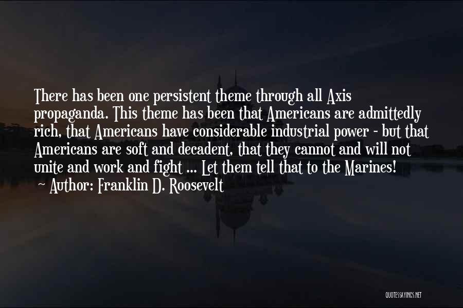 Axis Quotes By Franklin D. Roosevelt