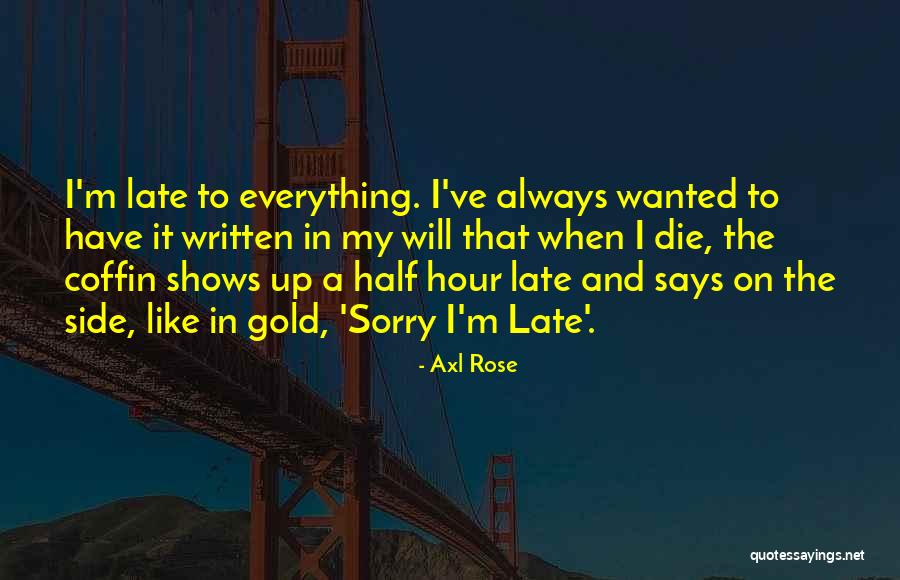 Axl Rose Quotes 883331