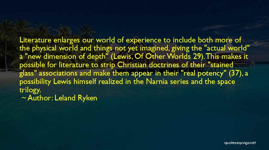 Ayedun Ekiti Quotes By Leland Ryken