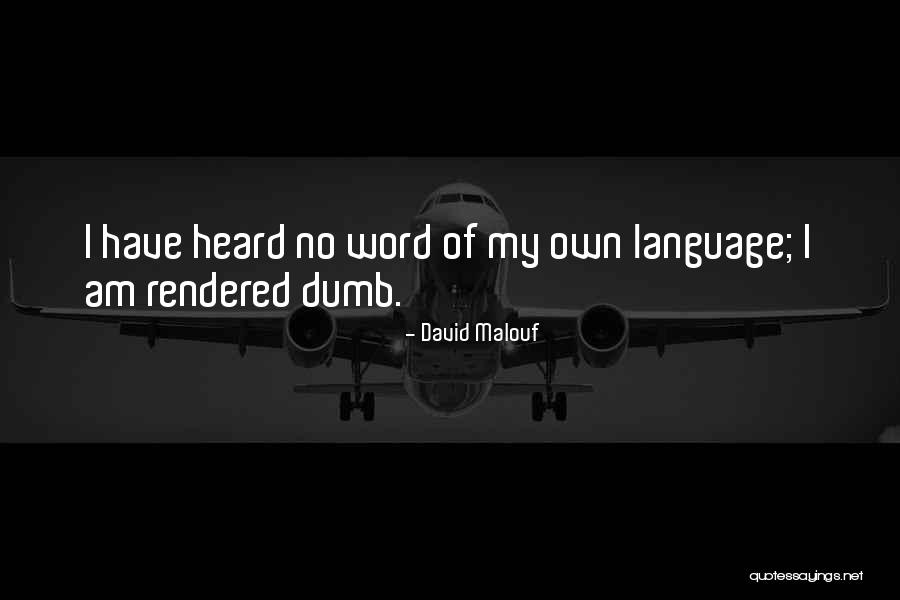 Ayleen Sanchez Quotes By David Malouf Ayleen Sanchez Quotes By David Malouf