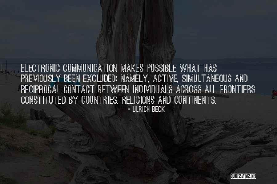 Aynsley Porchak Quotes By Ulrich Beck Aynsley Porchak Quotes By Ulrich Beck