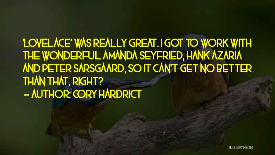 Azaria Quotes By Cory Hardrict
