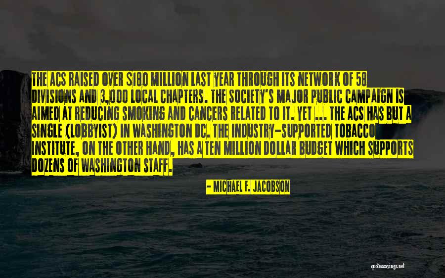 Azrael Ian Montefalco Quotes By Michael F. Jacobson Azrael Ian Montefalco Quotes By Michael F. Jacobson