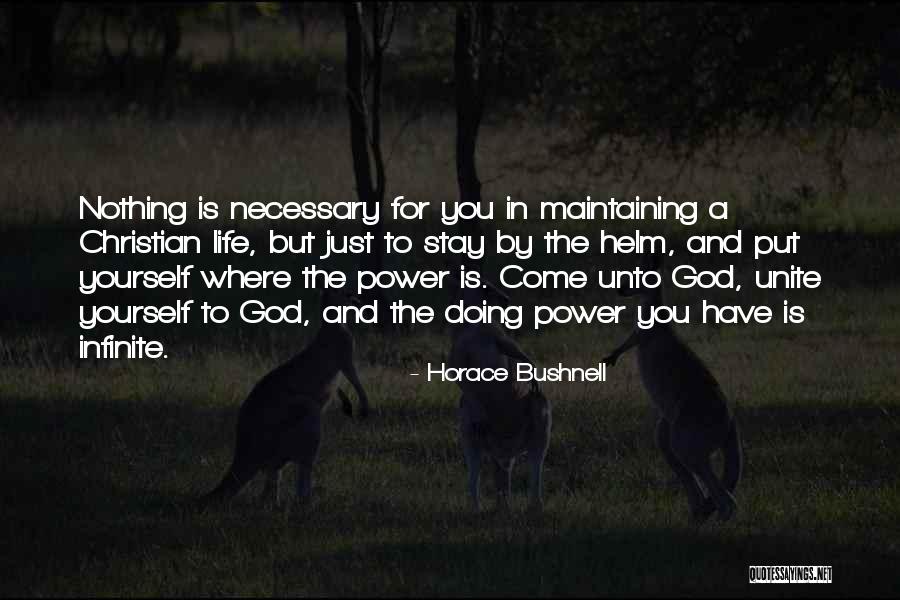 Aztecas Restaurant Quotes By Horace Bushnell Aztecas Restaurant Quotes By Horace Bushnell