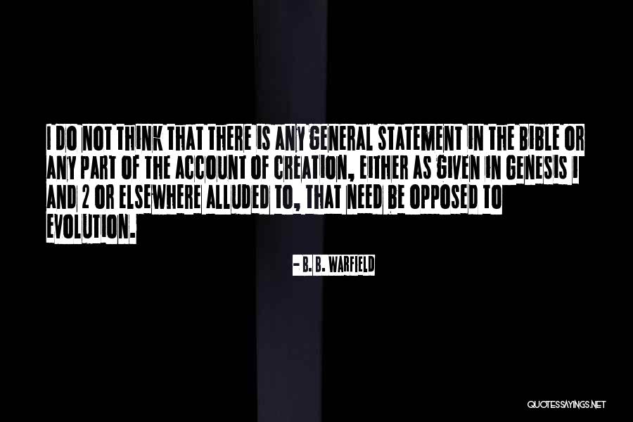 B. B. Warfield Quotes 2061578