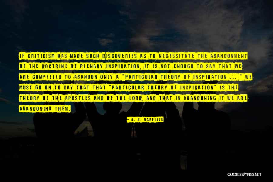 B. B. Warfield Quotes 229075