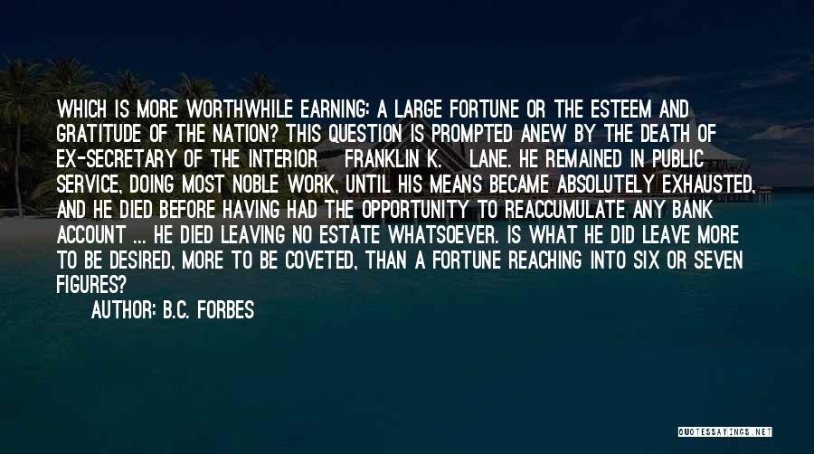 B.C. Forbes Quotes 1433474