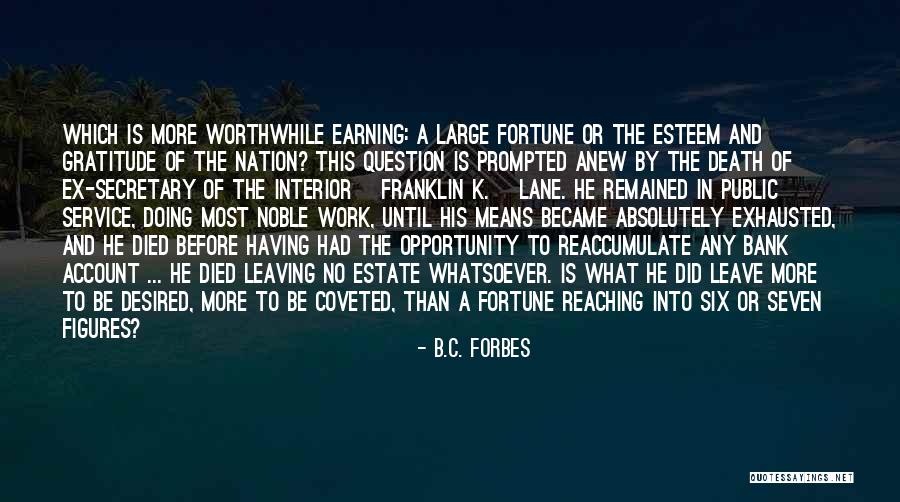 B.C. Forbes Quotes 1433474