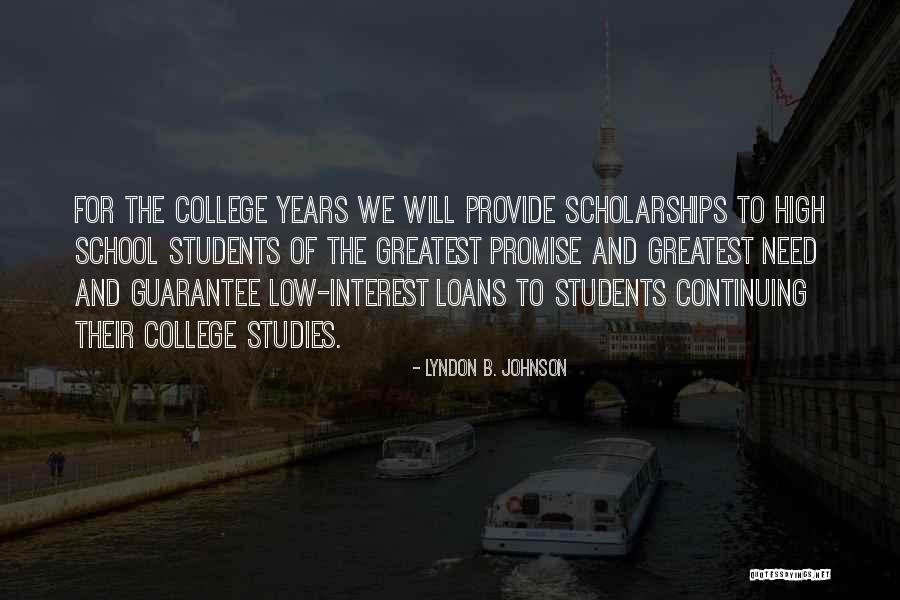 B.com Students Quotes By Lyndon B. Johnson