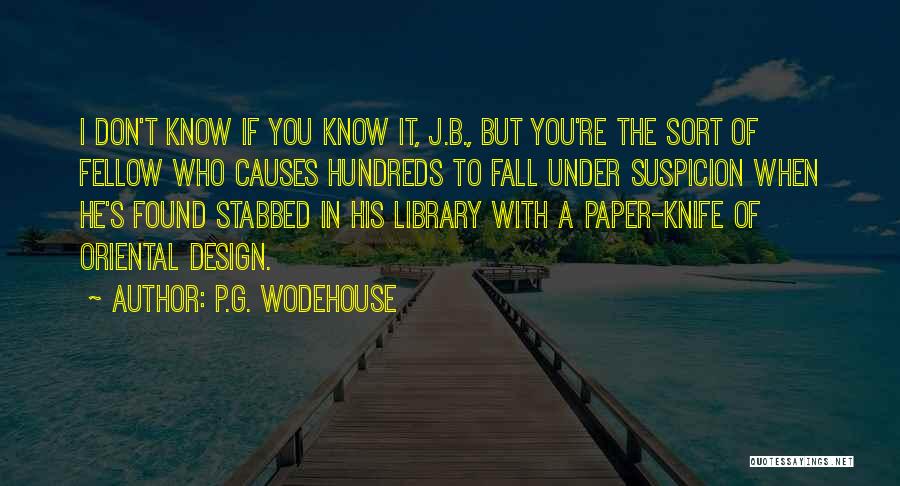 B.j.p Quotes By P.G. Wodehouse