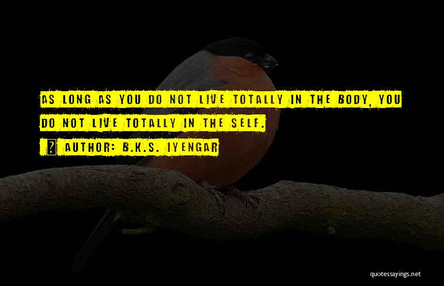 B.K.S. Iyengar Quotes 254721