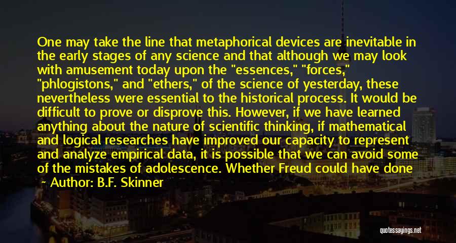 B Line Quotes By B.F. Skinner