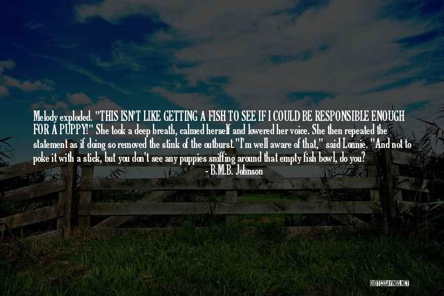 B.M.B. Johnson Quotes 132640 B.M.B. Johnson Quotes 132640