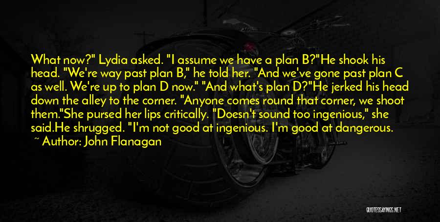 B Plan Quotes By John Flanagan