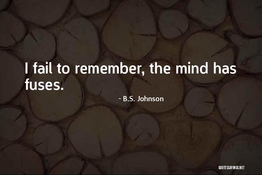 B.S. Johnson Quotes 654809