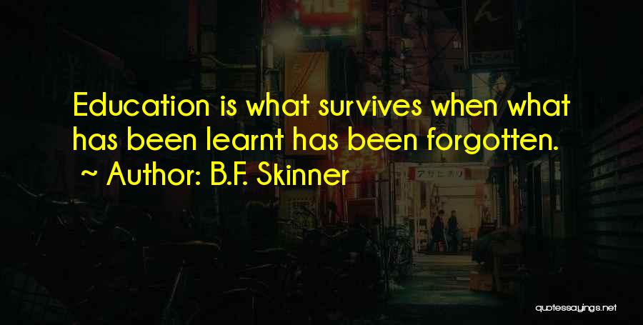 B Schools Quotes By B.F. Skinner