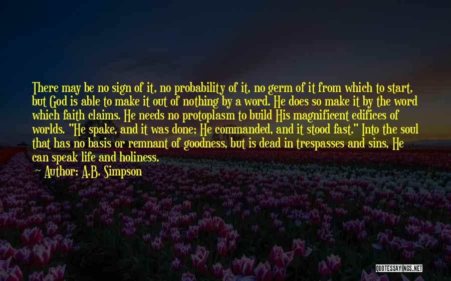B.tech Life Quotes By A.B. Simpson