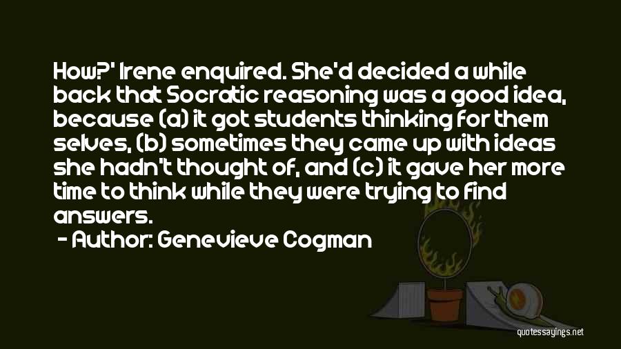 B.tech Students Quotes By Genevieve Cogman