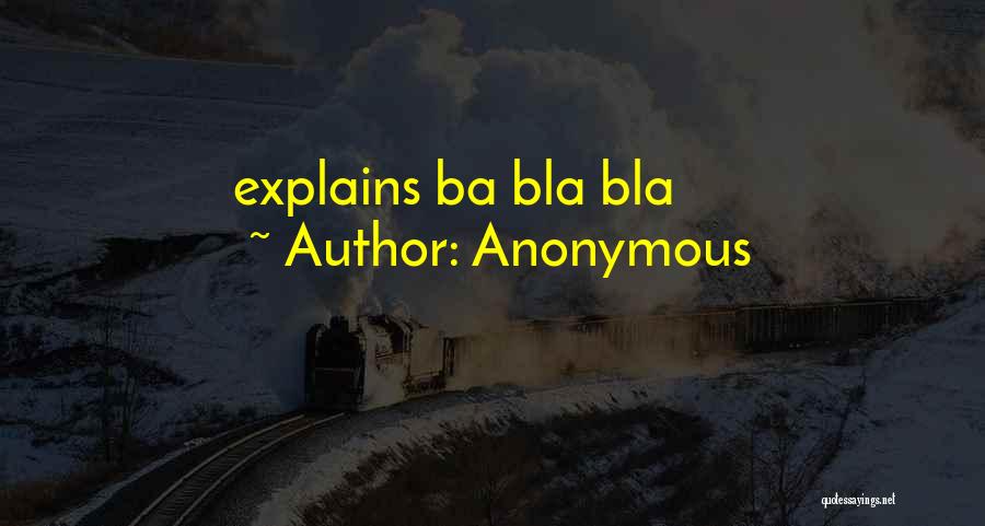 Ba Quotes By Anonymous