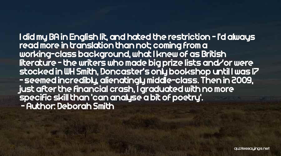 Ba Quotes By Deborah Smith