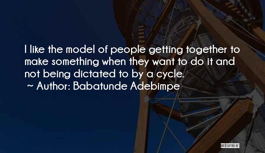 Babatunde Quotes By Babatunde Adebimpe