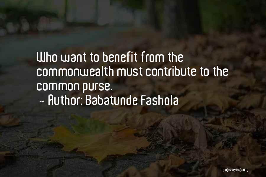 Babatunde Quotes By Babatunde Fashola